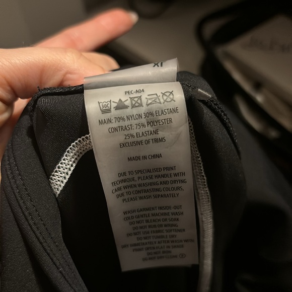 P.e Nation direct drive black colorblock leggings size X Large - Picture 7 of 7